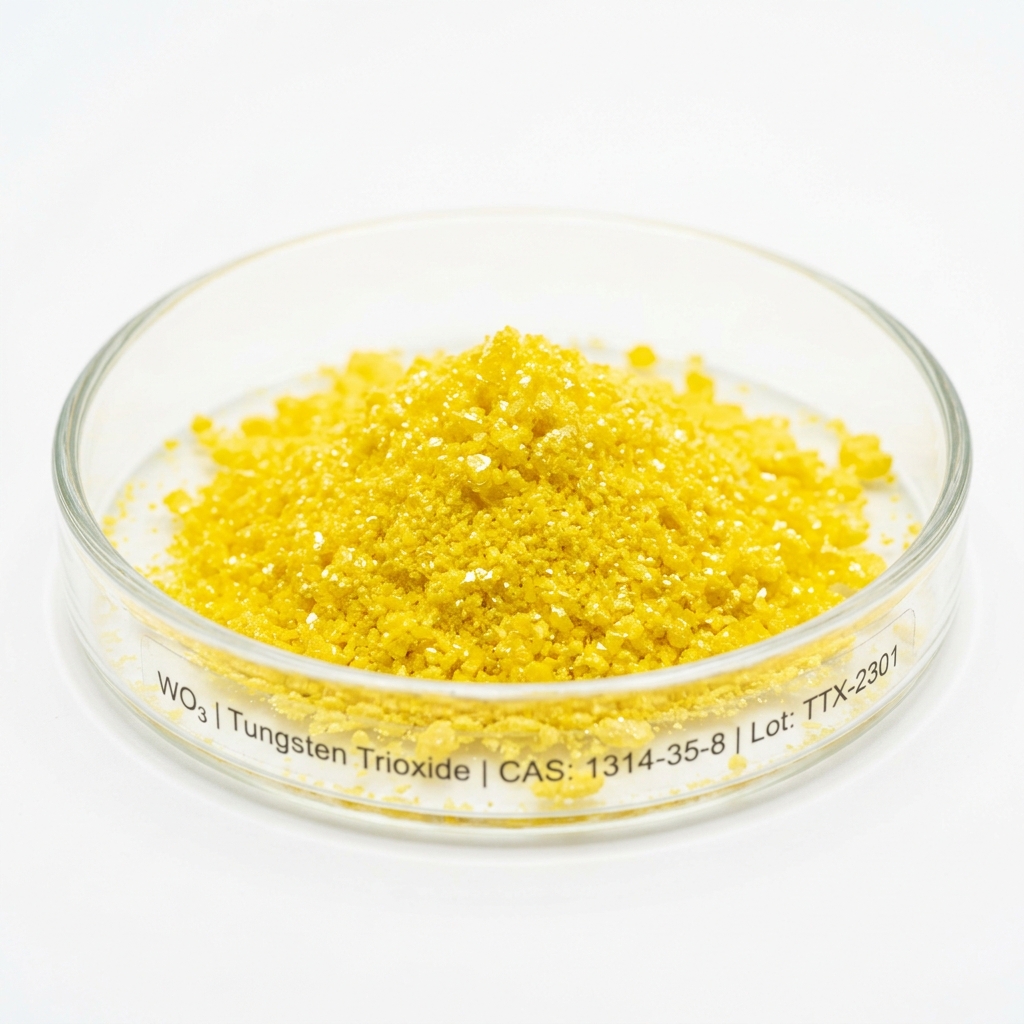 Bulk Tungsten Trioxide - Mahavir Trading Tungsten Trioxide (WO3) Yellow Powder Supplier